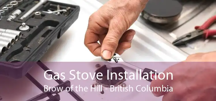 Gas Stove Installation Brow of the Hill - British Columbia