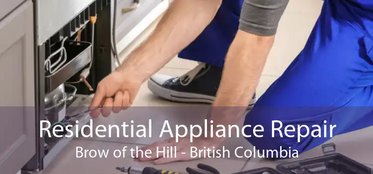 Residential Appliance Repair Brow of the Hill - British Columbia